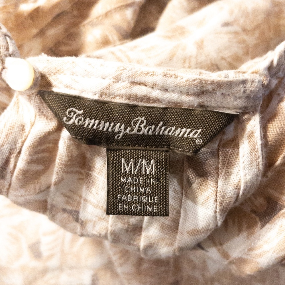 Tommy Bahama Beige Floral Halter Neck Mini Dress - Picture 9 of 15